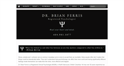 Desktop Screenshot of drbrianferris.com